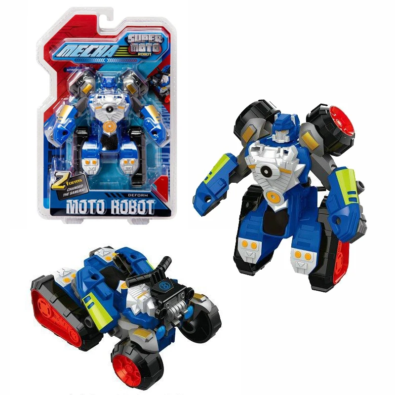 Motorcycle Deformation Car Robot Toys Inch Mini Deformation Moto Robots  Mini Action Figures