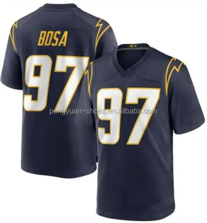 NFL_ Jersey 52 Khalil Mack 10 Justin Herbert Derwin James Jr  Los''Angeles''Chargers''Jerseys 97 Joey Bosa 13 Keenan Allen''nfl''Jersey 