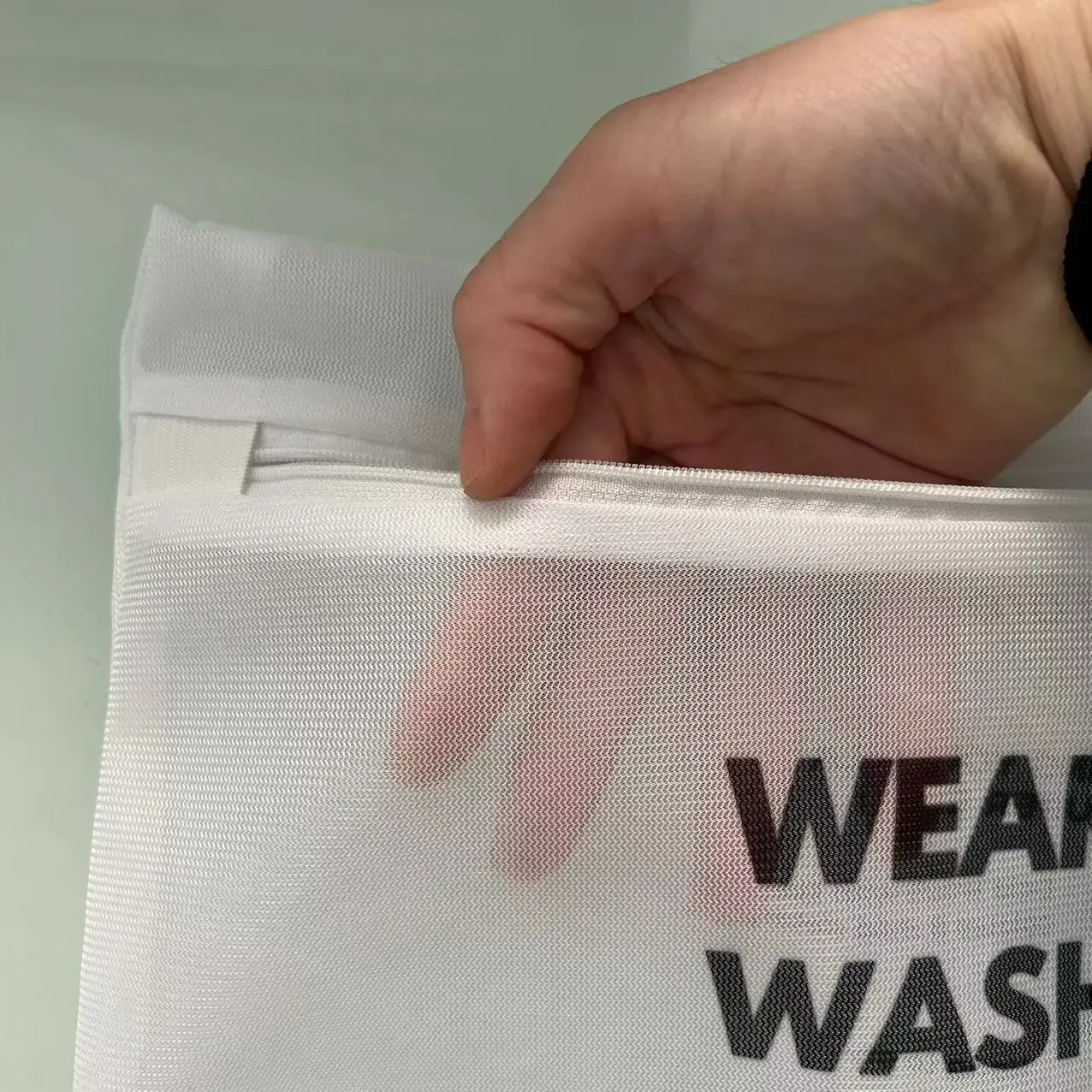 High Quality Mesh Laundry Bags Fine Wash Bags With Zipper Machine