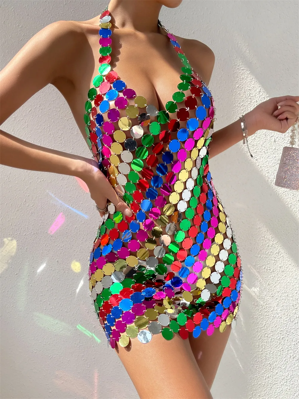 Shop Our 2022 Dance Club Dresses with Colored Sequins