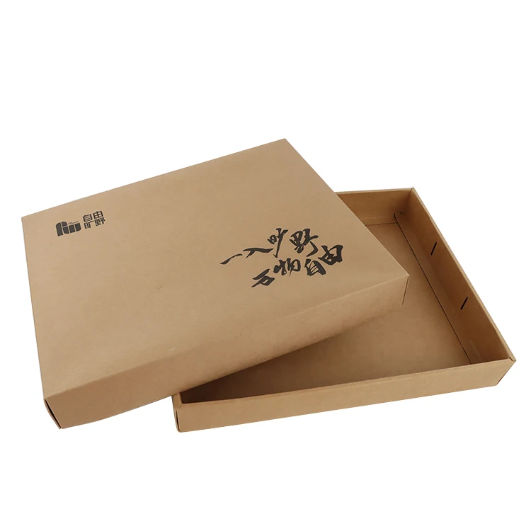 Custom Portable Food Packing Pizza Box Kraft Paper Box With Printed Logo