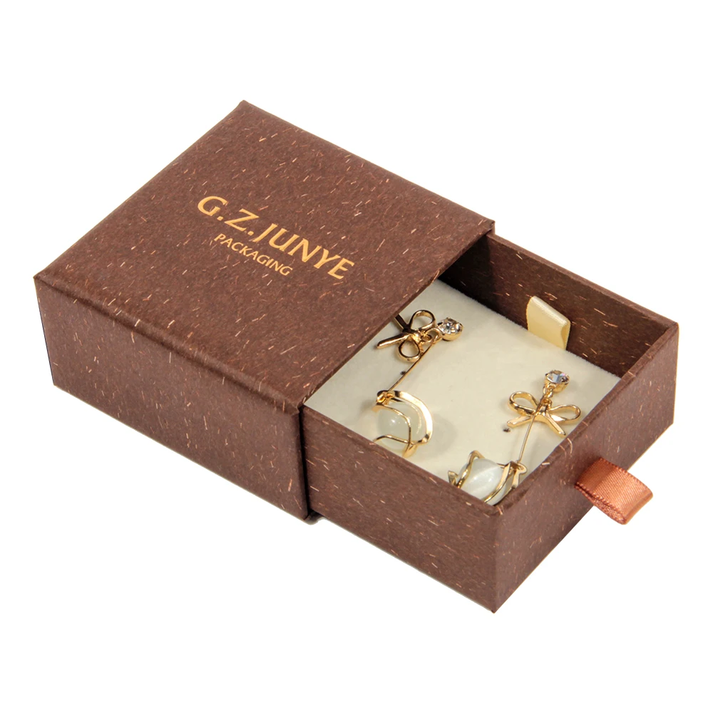 Wholesale Fancy Brown Jewelry Box - Custom Eco Friendly