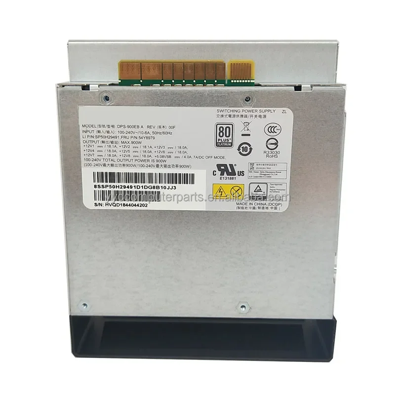 Computer Power Supplies New Original PSU for Lenovo Workstation P720 P520 900W Switching DPS-900EB a 54Y8979