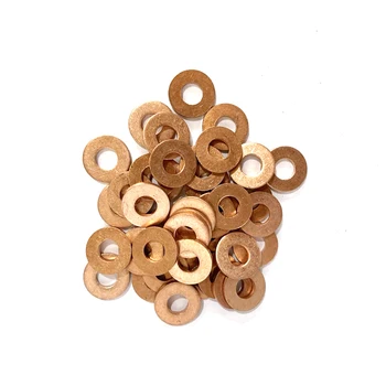 China Manufacturer Price Copper Washer Copper Ring Gasket Seal Round Flat Metal Washers Sealing Gasket