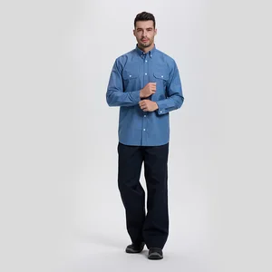 Comfortable Lightweight Safety-Focused Lightweight  Fire-Resistant High-Quality Construction Work Wear Shirt for Workers