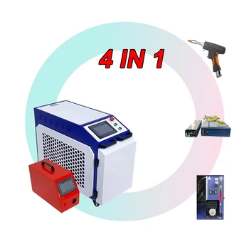 Mini efficient 1500w 4 in 1 Laser welder portable handheld laser welding cutting cleaning for stainless steel aluminum sheet