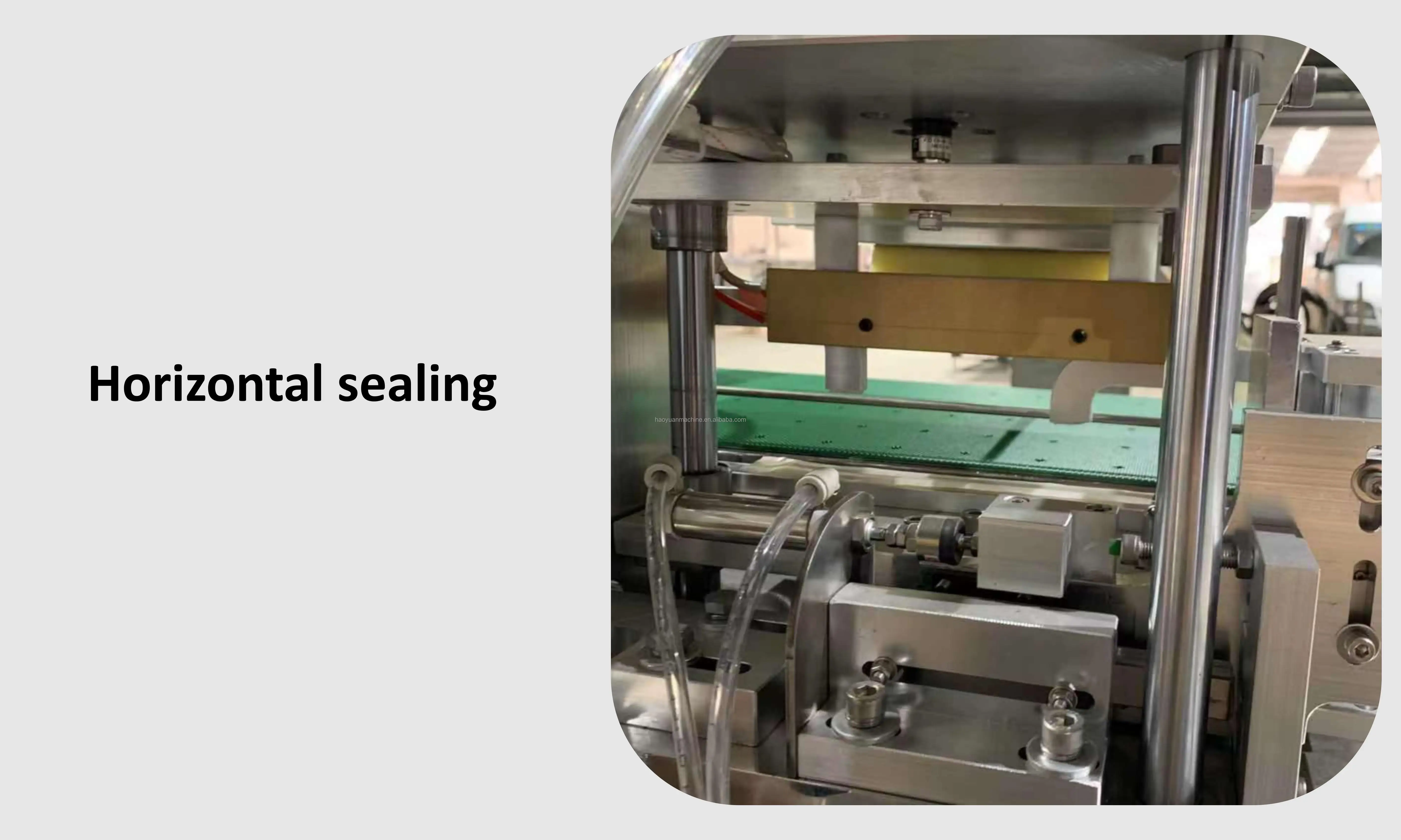 Haoyuan HY-100 Automatic Multi-function Doypack Packing Machine Plastic Packaging Four Side Sealing 25bag/min details