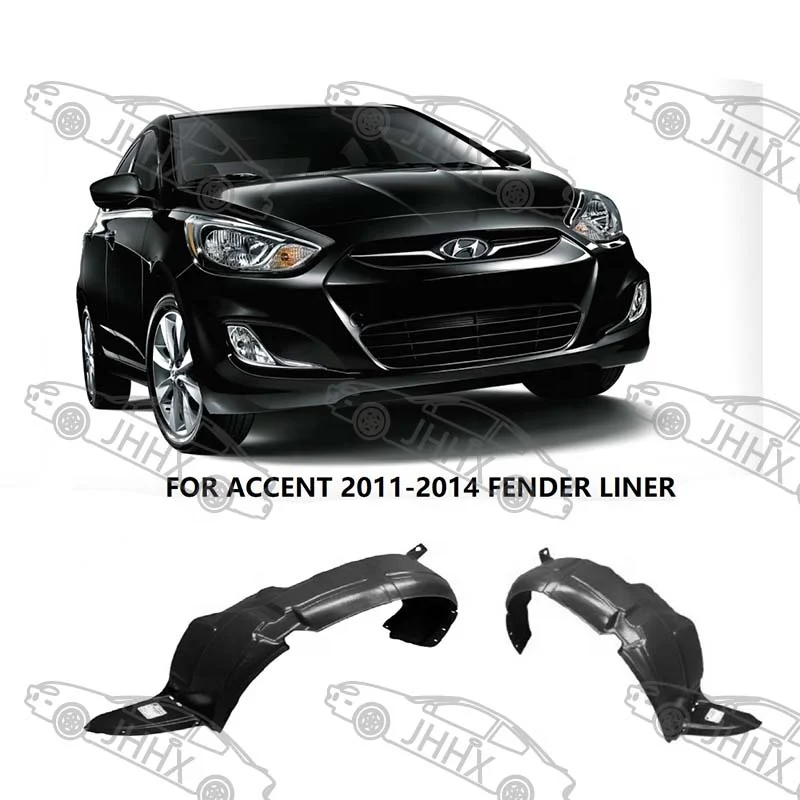 Front Driver & Passenger Side Fender Liner Set For 2020-2021 Toyota