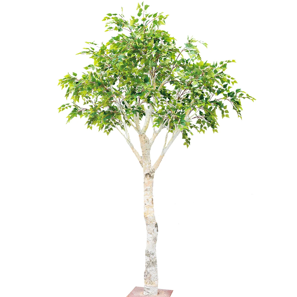 Factory Handmade Faux Birch Artificial Tree Artificial White Birch Trees for Decorative