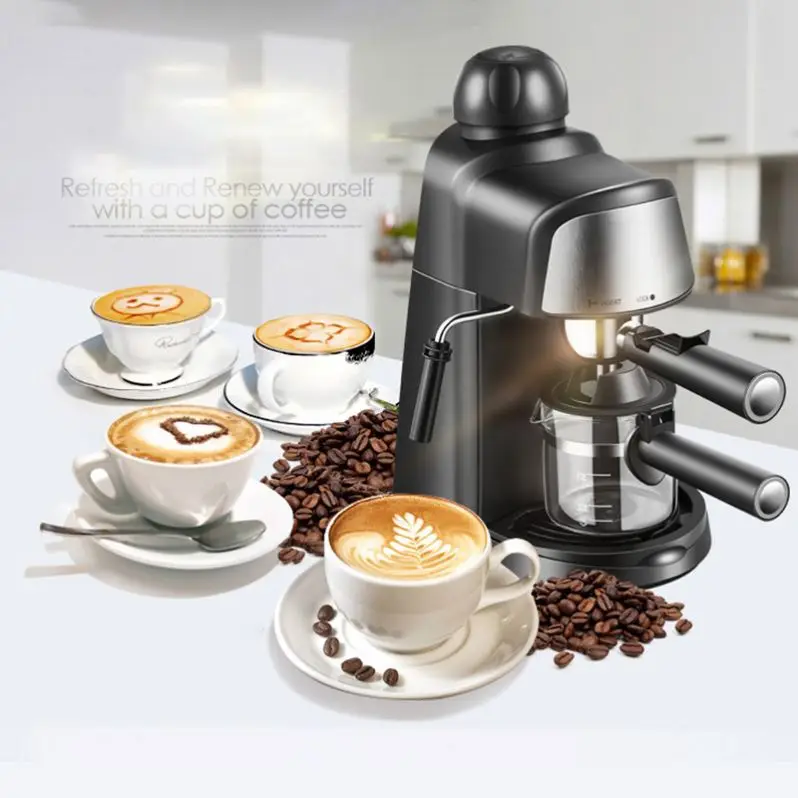 Mini Máquina De Café Expreso Semiautomática Italiana,Máquina De Café De  Vapor De Espuma De Leche Para El Hogar - Buy Mini Profesional Italiano  Semiautomática Espresso Torrefacción De Café Máquina De Hacer,Máquina  Semiautomática