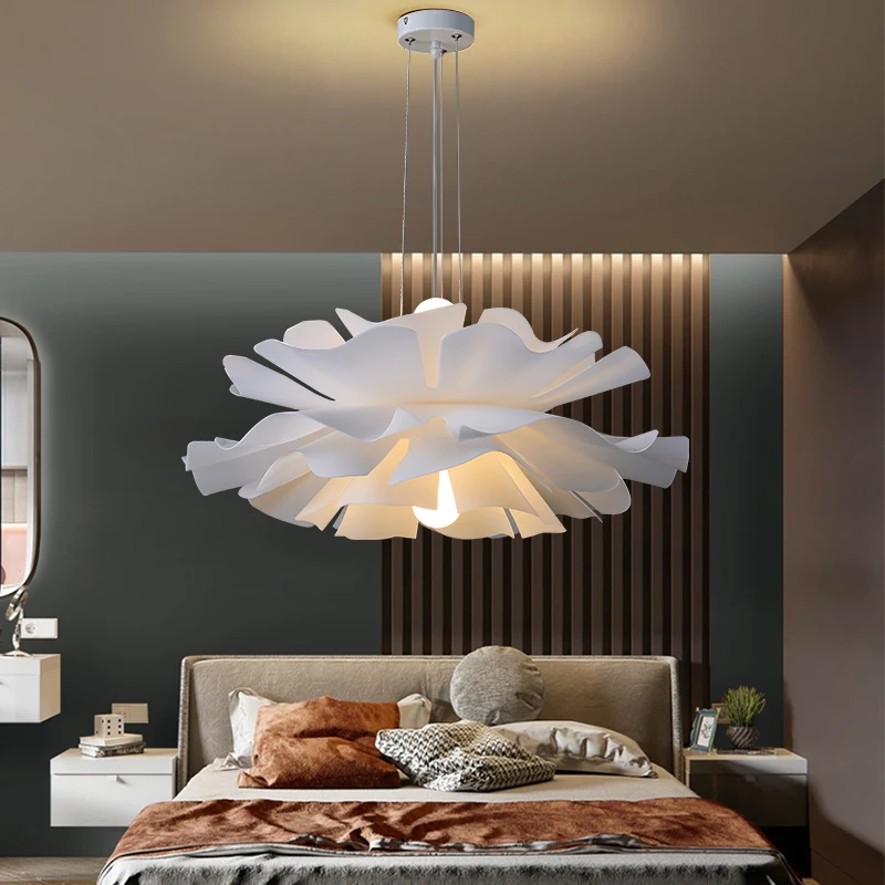 Lampadario Moderno Soffitto Legno E Vetro - Plafoniera E27 Per Camera E Soggiorno