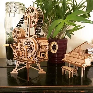 Robotime Rokr Wood Crafts LK601 Educational Miniature Vitascope Model Toy 3D Wooden Puzzles for Adults