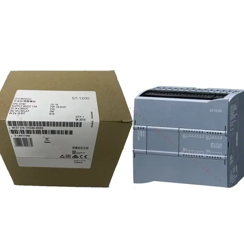 Gold Seller  6ES7214-1HG40-0XB0  S7-1200 Series  PLC Controller New Original Warehouse Stock 6ES7 214-1HG40-0XB0