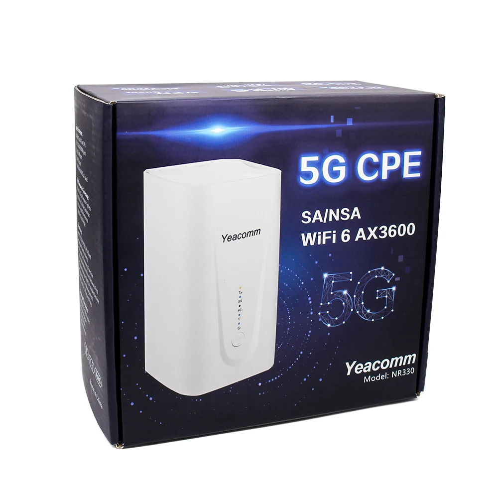  Yeacomm 5G Router AX3600 WiFi-6 Modem with Sim Card