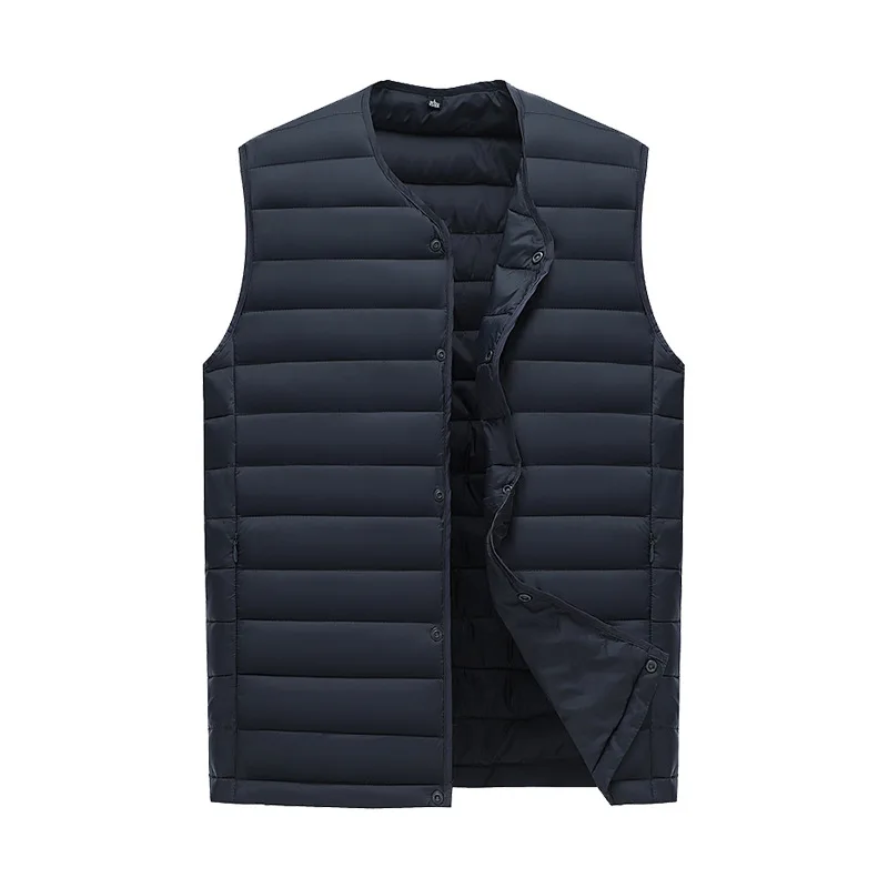 winter v neck gym men tank top sleeveless underwear vest cotton gilet plus size men's vests