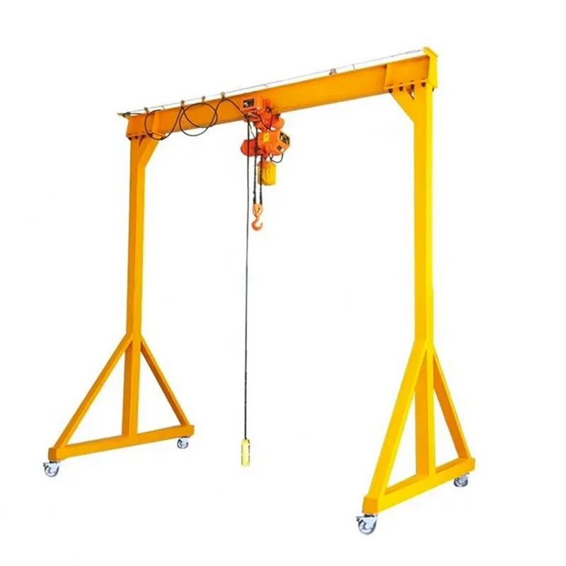 3t 5t 10t 3m 5m 6m Small Portable Electric Gantry Crane Indoor - Buy ...