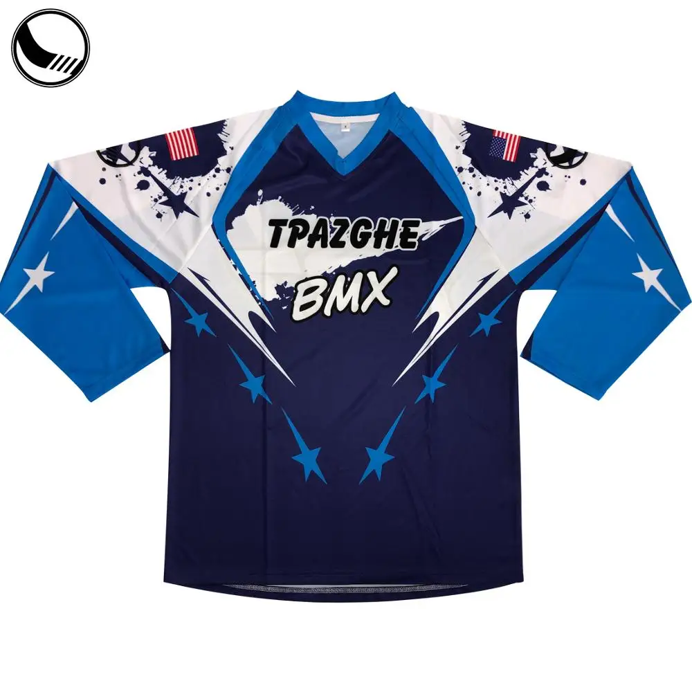 Team Youth Mesh Blue Motocross Jersey