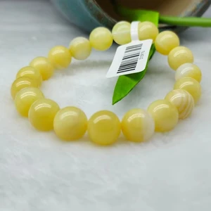 Natural Mother of Pearl Shell Bracelet Round Wheel Round Yellow Pearl Shell Bracelet Wholesale