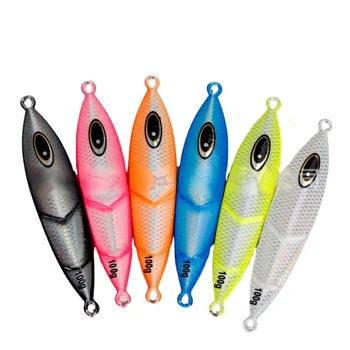 Night-Glow Speed-Sinking Metal Jig Artificial Hard Bait 80g-250g Sea Fishing Boat Deep-Sea Fishing Lure for Saltwater Fish – Metal Jig – view 2