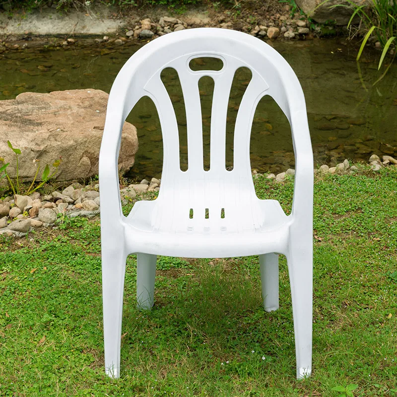 High Quality Chair Models White Plastic Chair with Arm