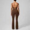 Tank top and trousers-brown