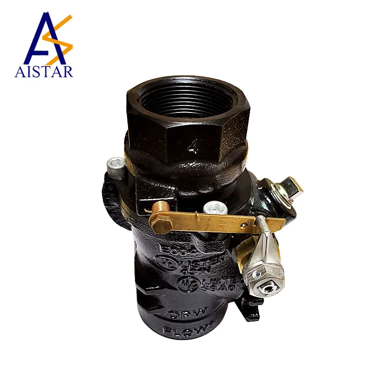 OPW Stut- off Cast iron for Gas Station Equipments internal external thread emergency shut off valve