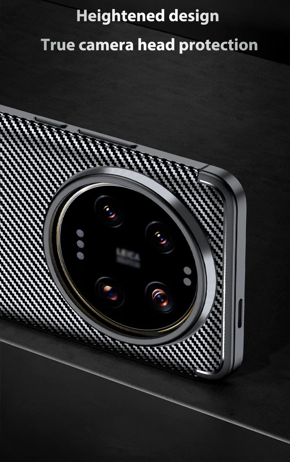 product soft case for xiaomi 14 pro ultra carbon fiber texture phone simple  drop resistant anti fingerprint wls86 wlons-9