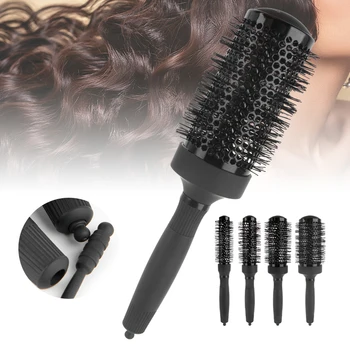 Black Removable Pointed Tail Ceramic Aluminum Tube Comb Hair Combs Brush for SHANGZHIYI