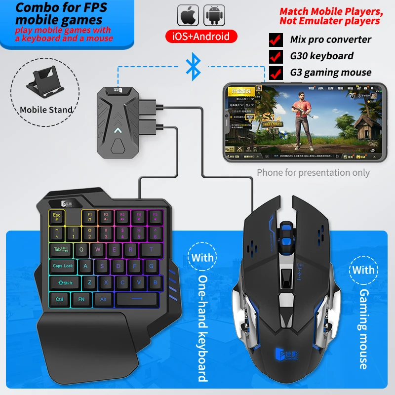 keyboard and mouse for pubg mobile price