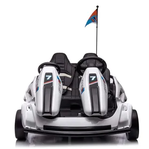 48V14AH 600w Brushless Motor Kid Drifting Electric Go Kart Top Configure for Children with MAX Durability Reliability Silence