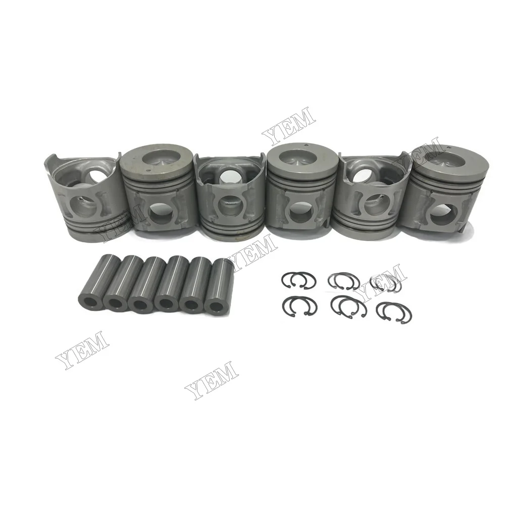 For Mitsubishi 6D34 Piston Kit OEM Engine Parts 4