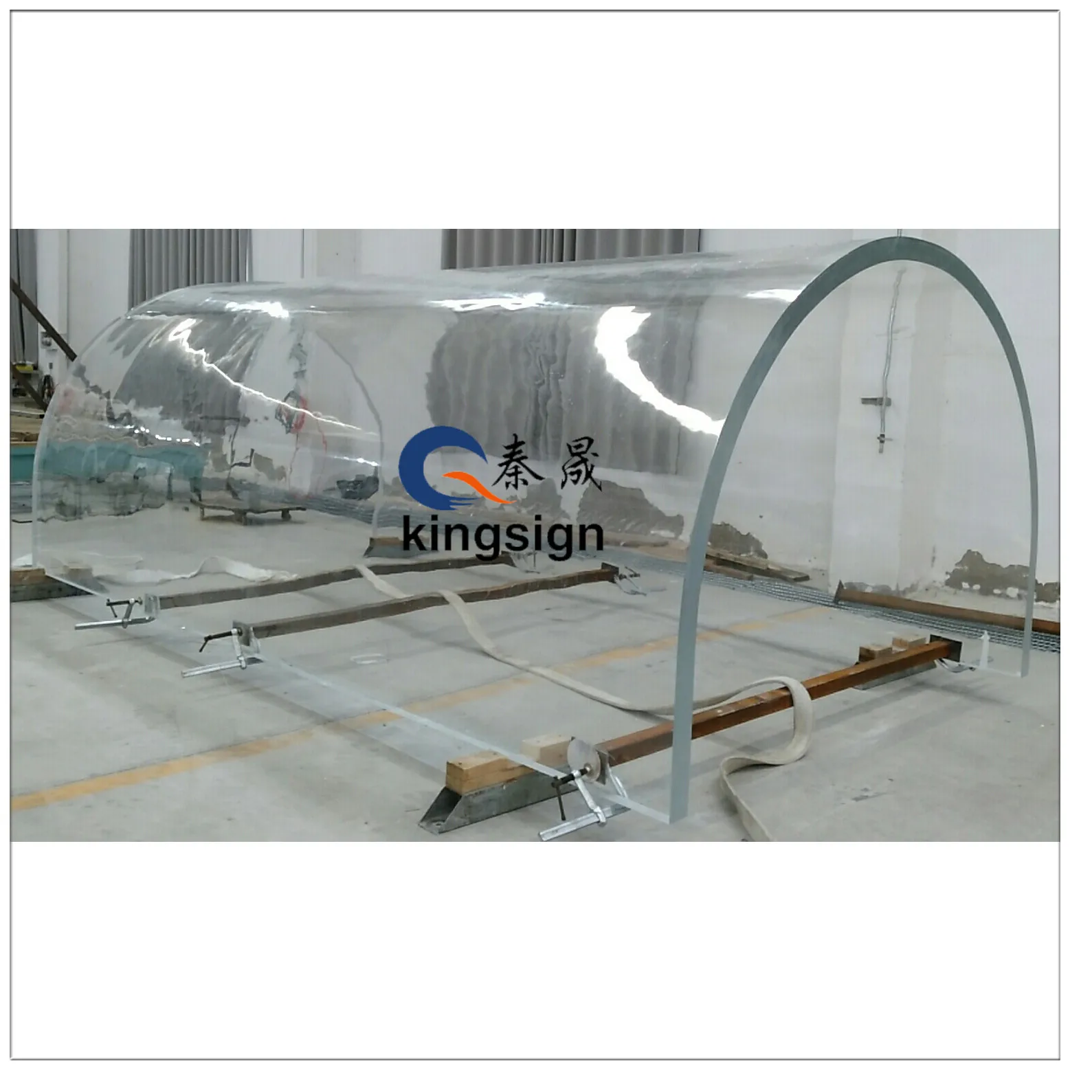 Kingsign Customized Size Acrylic Sheet for Aquarium Ocean Tunnel