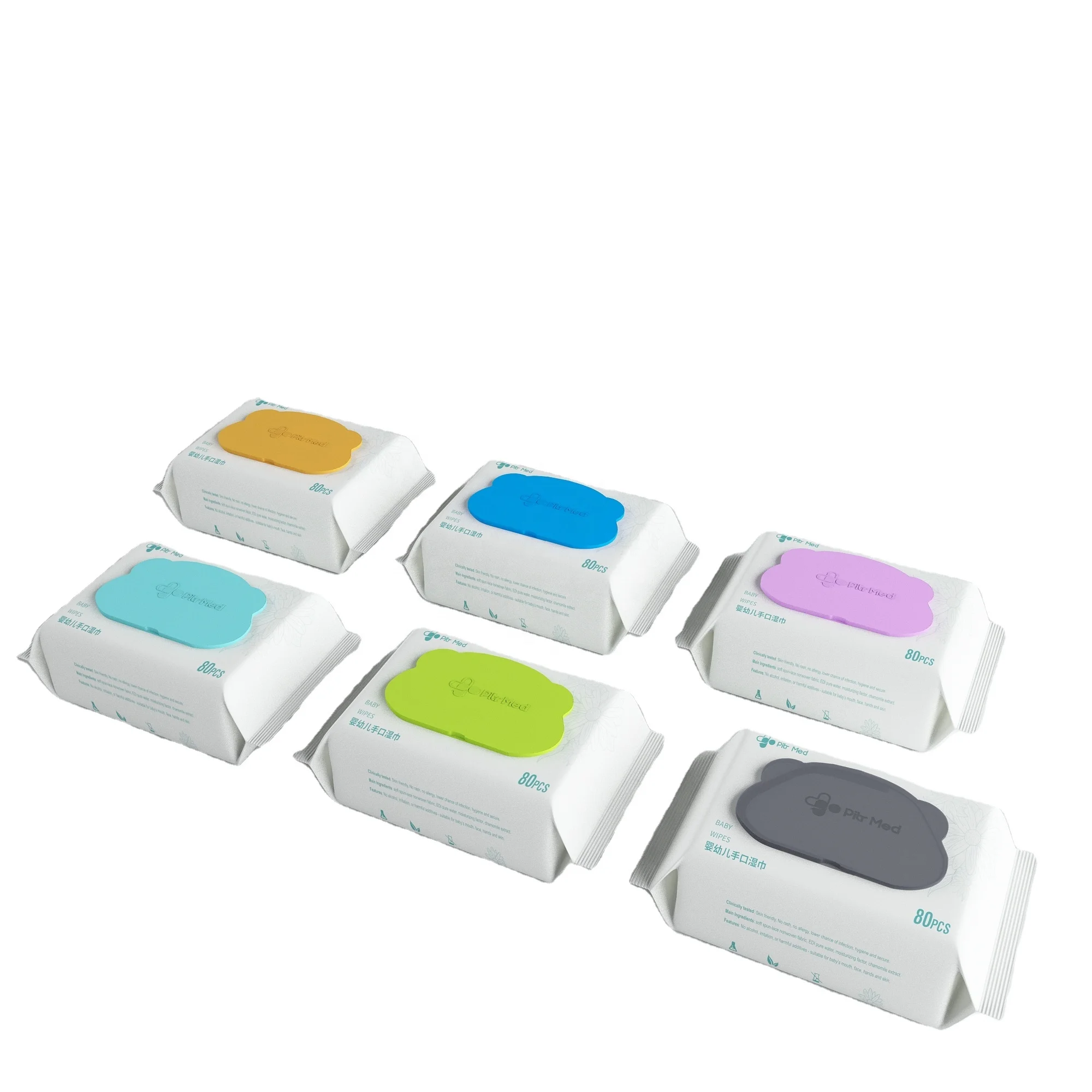 Baby Wipes Wholesale Organic Flushable Wet Water Wipes Face Wipes With