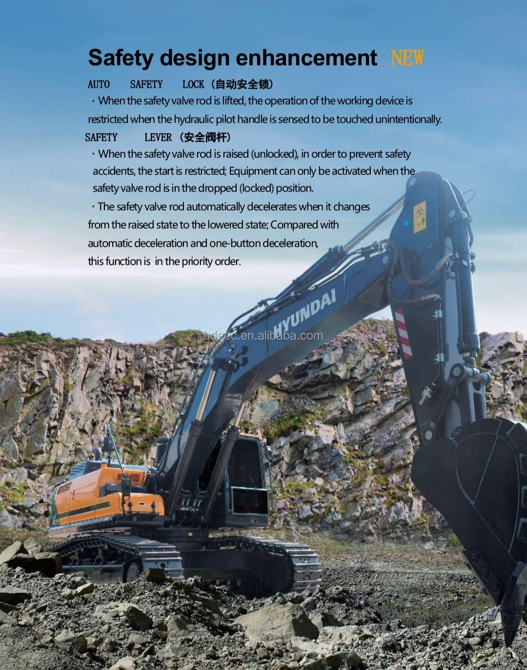 Original Hyundai Hx405l Tracked Excavator Hyundai Excavator 405 New ...