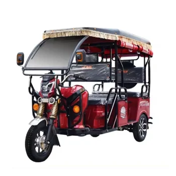 Popular Best Selling Model Loading Capacity 6 Passenger Rickshaw Electric Tricycle 3 Wheel