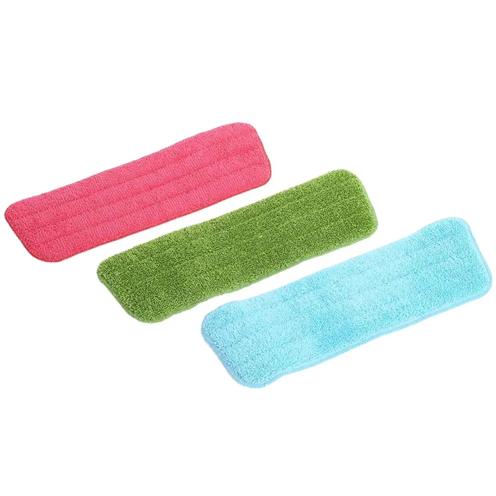 1 шт. Швабра для пола для уборки тряпка для замены микрофибра Замена чистящие накладки паста тканевое покрытие брызга распыления воды плоские пыли в случайном порядке