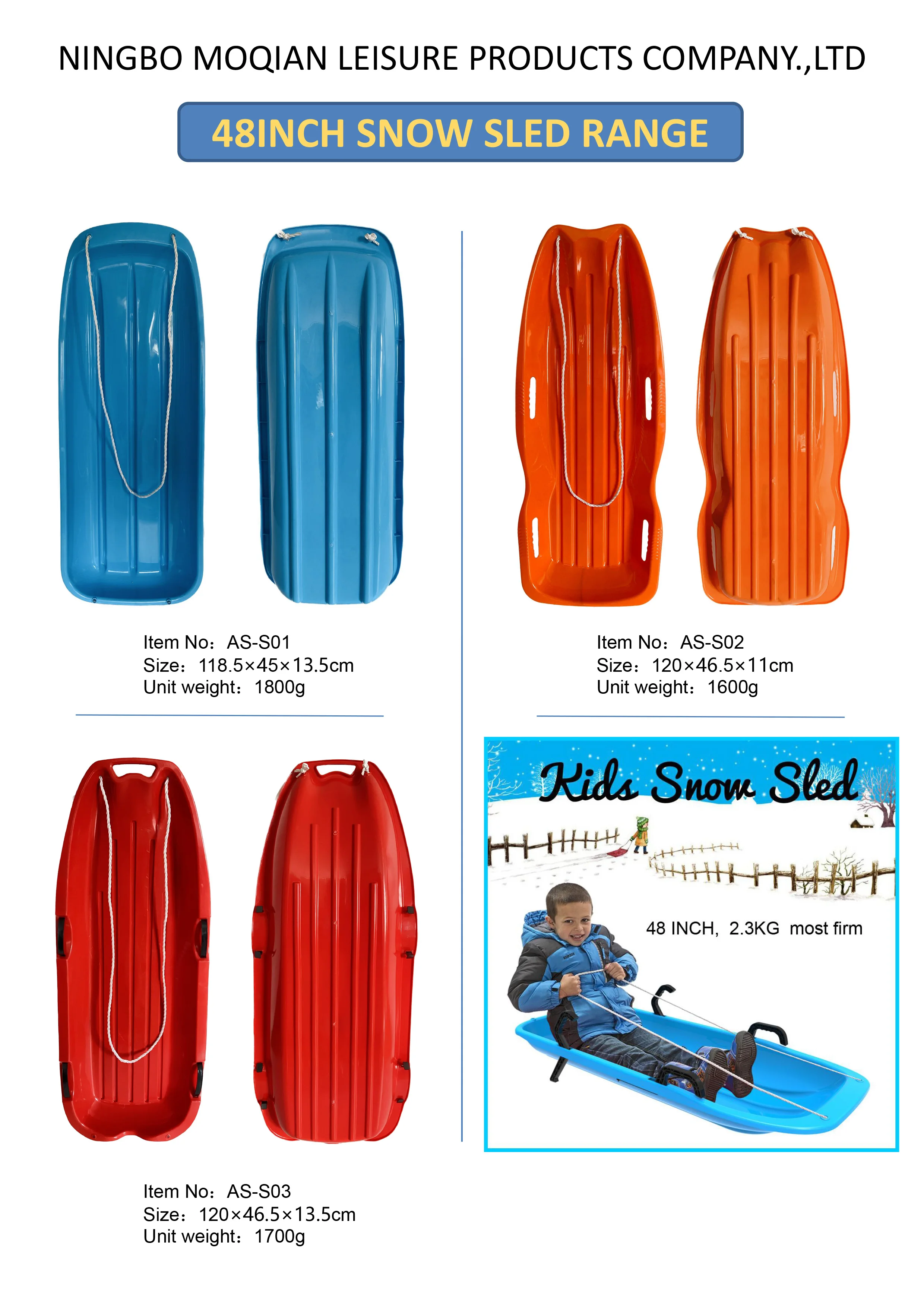 Best Premium Quality Kids Toboggans And Snow Ski Set Hammer Sledge For
