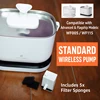 Standard version water pump + 5 filter cottons + cleaning brush