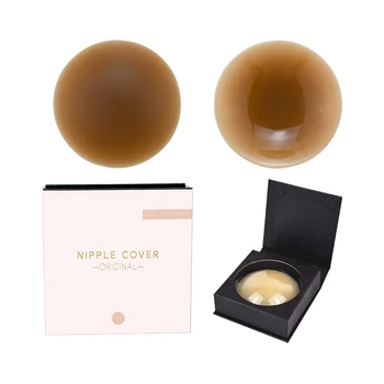 INVISFEEL Seamless Silicone Nipple Cover Breathable Glueless Nipple Cover Underwear Accessories