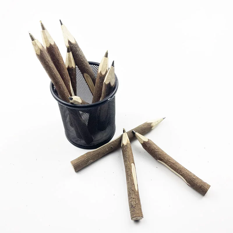 OEM China Factory Custom Logo Natural Tree Branch Ball Pen Wood Twig Ballpoint Pen