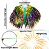 Small-size Gold Green Purple Tinsel Cape