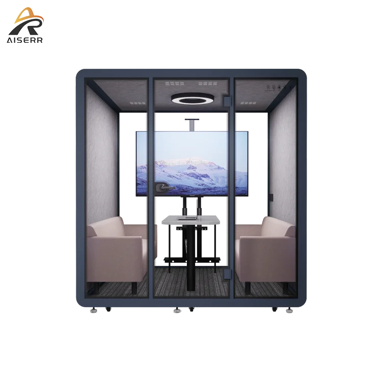 Portable Soundproof Pod Studio Acoustic Office Meeting Soundproof Cabin ...