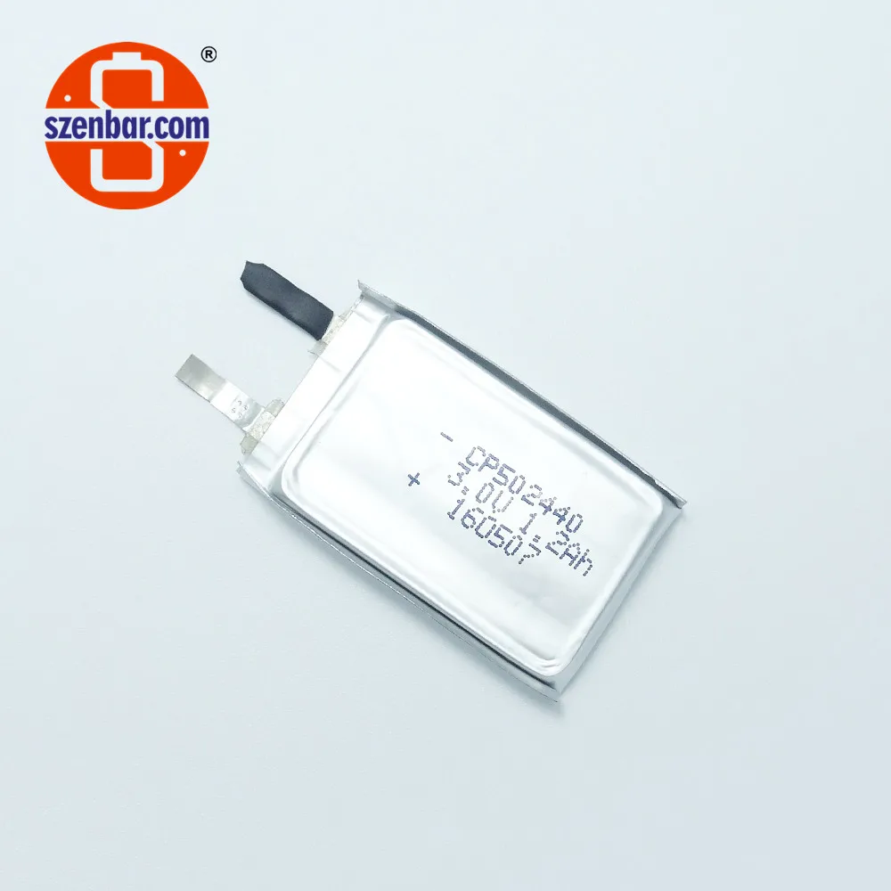 Enbar CP502440 3v 1200mAh Primary Lithium Manganese Dioxide Thin Cell