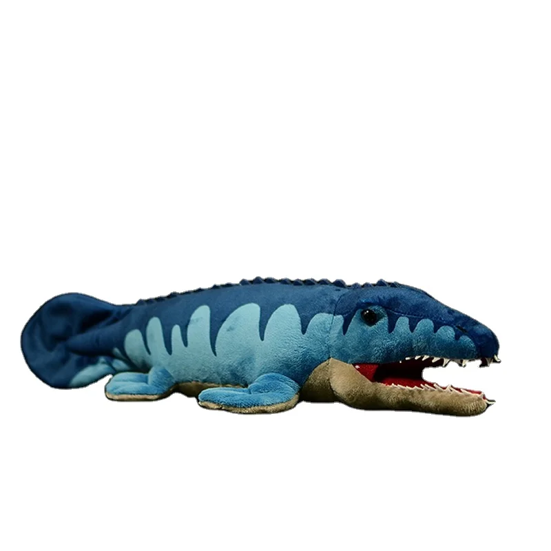 Soft Mosasaurus Plush Toy Lifelike Cute Dinosaur Stuffed Animal Toys ...