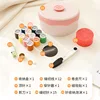 Pink - Round Box [34-Piece Sewing Tool Set]