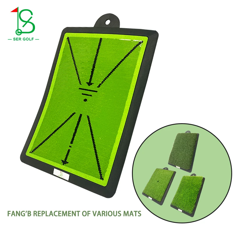 Premium Golf Driving Range Mat Practice Aids Golf Training Mat Swing Detection Golf Hitting Mat