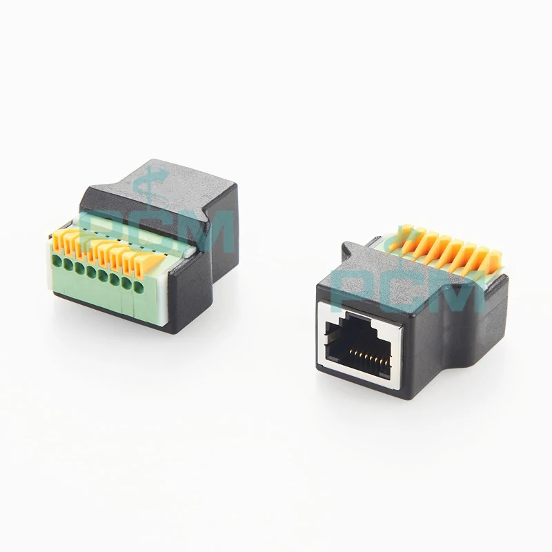 Quick Connection RJ45 Terminal Blocks for All 8 Pins