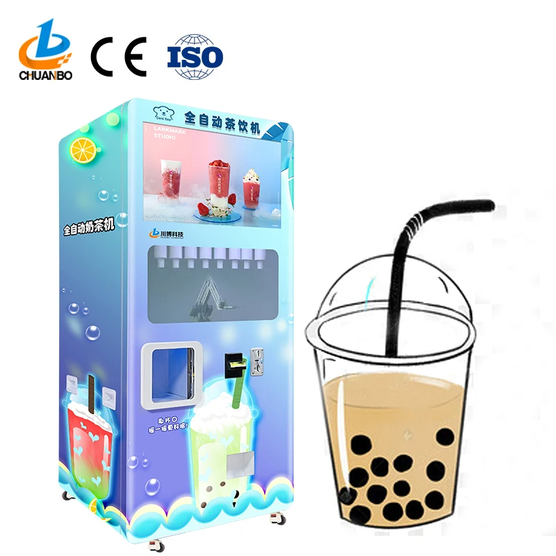 best smart fresh milk tea vending
