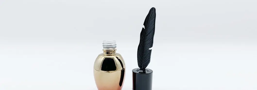 Cosmetics Glass 15 Ml Empty UV Gel Nail Polish Bottle With Brush