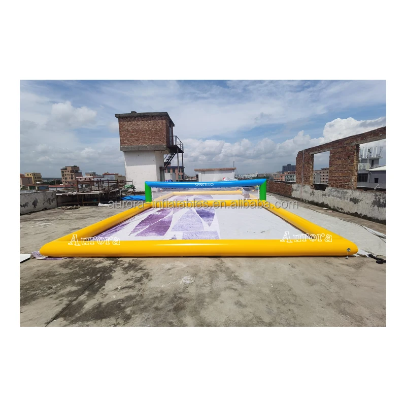 Outdoor Pool Beach Floating Summer for Inflatable Water Volleyball Court Filed